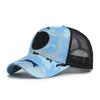 Summer Mesh Breathable Personality Sticker Embroidery Mesh Women'S Baseball Cap Men'S Outdoor Sunscreen Cap