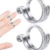 European & American Style Adjustable Crochet Ring for Women - Perfect Family Gift for Mom