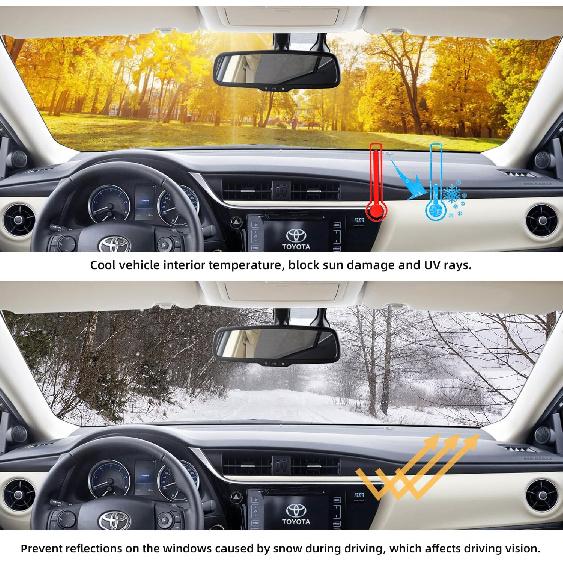 Dashboard Dash Cover Mat For Toyota Corolla 2014 2015 2016 2017 2018 Polyester  Fit Toyota Corolla Accessories Dash Cover Black Trim (Corolla