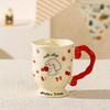 Retro High Quality Mug High Quality Ceramic Cup Office Coffee Cup Creative Large Capacity Breakfast Cup Souvenir