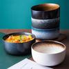 Vynikající keramická miska na ramen Japonský styl Polévková miska Multifunkční salátová mísa Dárek