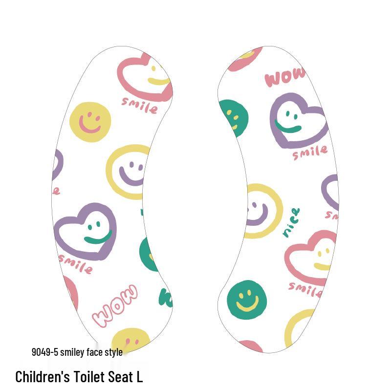 Children's Cartoon Self-Adhesive Washable Toilet Seat Cushion Pad