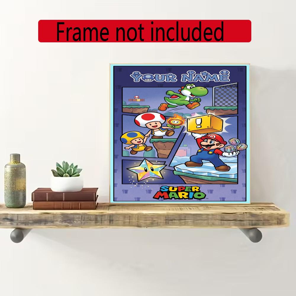 Minecraft Customize Text Diamond Painting Round Diamond Mosaic Suitable For Beginners Diamond Painting Rhinestones Gift Frameless