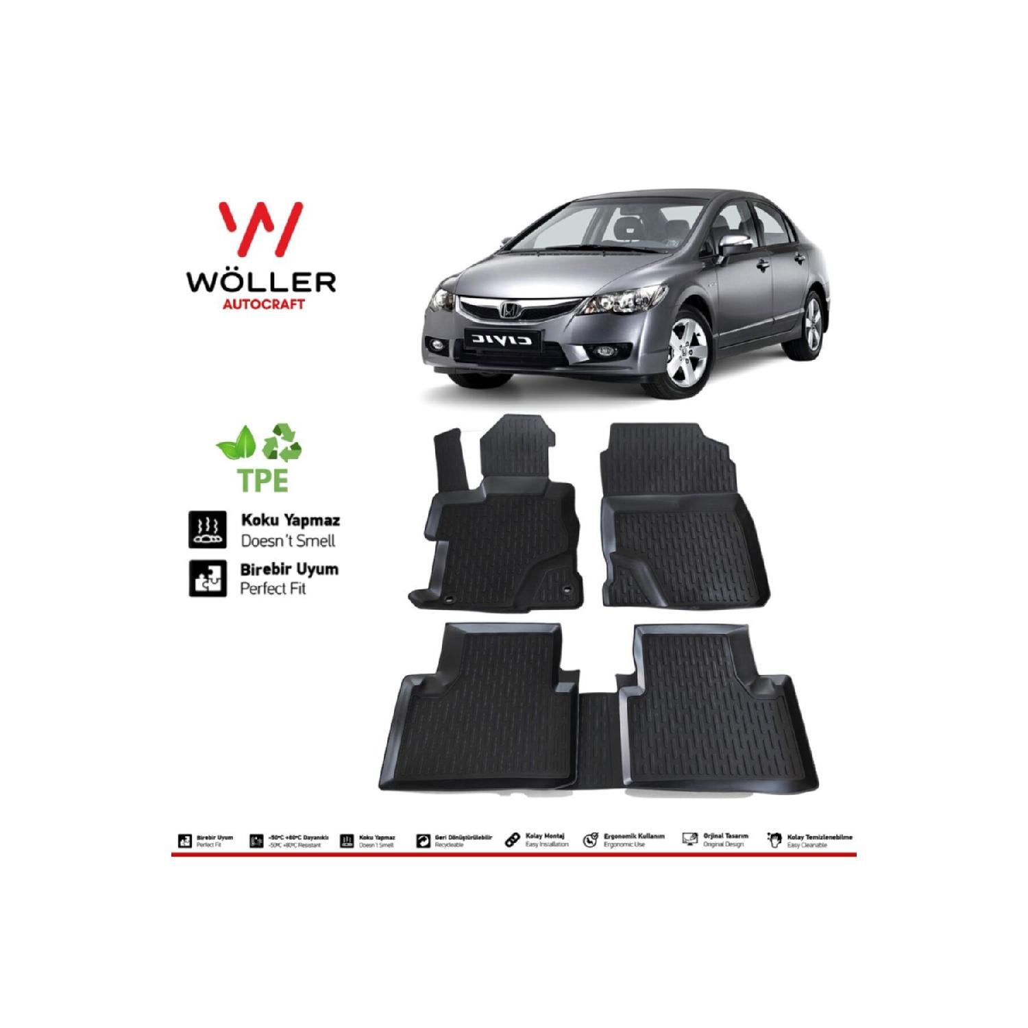 

Коврик для Honda Civic Fd6 2006 2012 3d коврик для бассейна