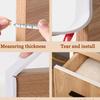 1-10Meter TPE U-Shaped Seal Strip Self-Adhesive Edge Banding Sealing Strip For Furniture Cabinet Desk Edge Guard Protector9-40mm