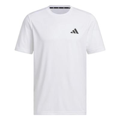 D2M Plain Breathable Moisture-Wicking Soft Short Sleeve T-Shirt Men Tops White KA8339