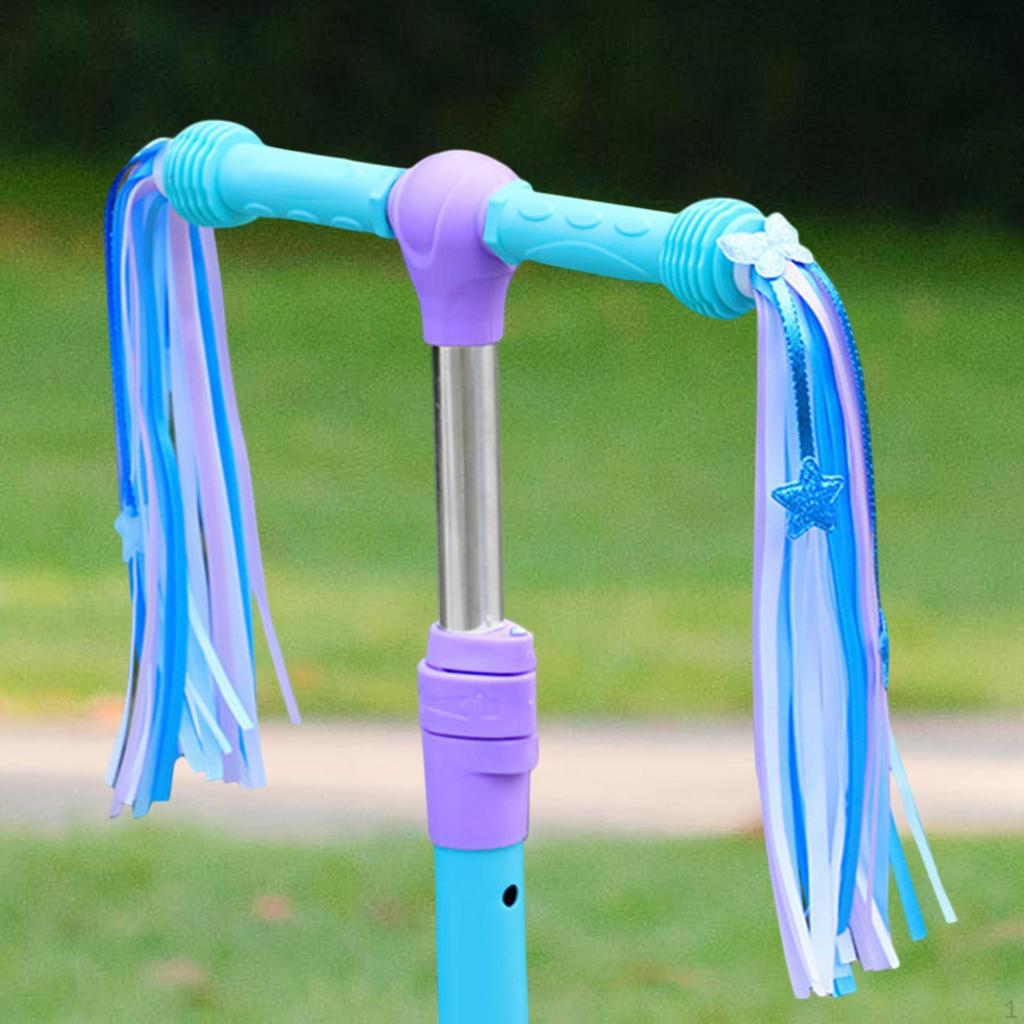 2 Stück Fahrradgriffe Bänder Lenker Streamer Kinder Fahrradzubehör Dekoration Jungen Mädchen