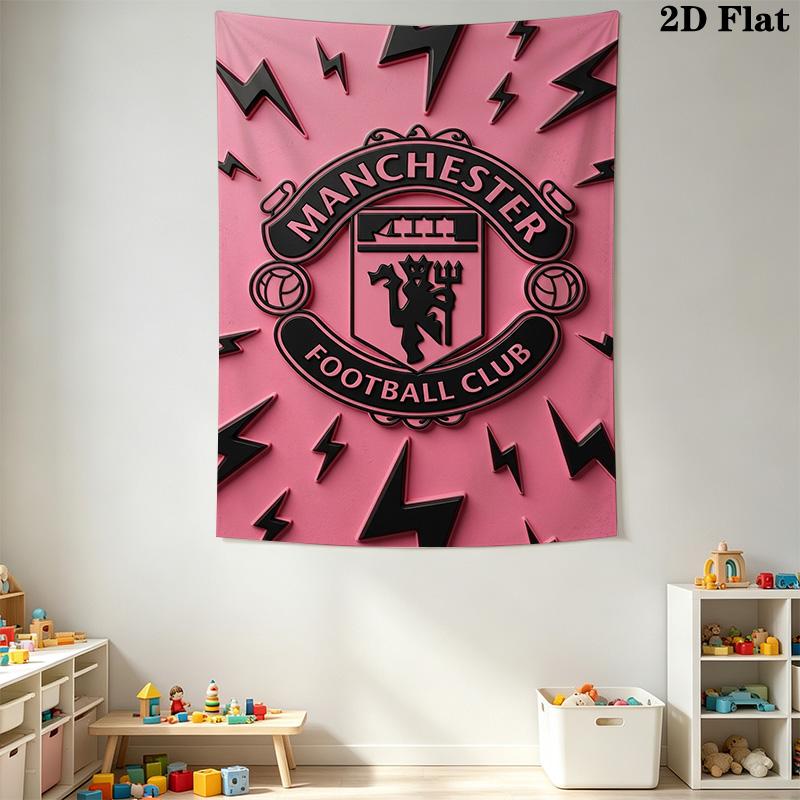Manchester Football Club Logo Threepiece Set 1 Duvet Cover 2 Pillowcase Without Core Duvet Cover And Pillowcase Christmas Birthday Gift