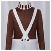 Children Oompa Cosplay Costume Loompa Cosplay Clothing Shirt Pants Kids Wig Set Outfits Halloween Carnival Party Boys Girls Suit