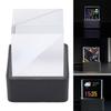 LED Holographic   3D Photo Display Smart  , and Digital Clock with GIF Animation and Electronic Photo Album Player for Desktop C