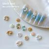 Alloy Pearl Shell Nail Art Supplies Irregular Color Seashell 3D Nail Flakes Seashell Slices Decoration Diy Nail Accessories