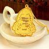 Men's Maitreya Buddha Gold Pendant Necklace