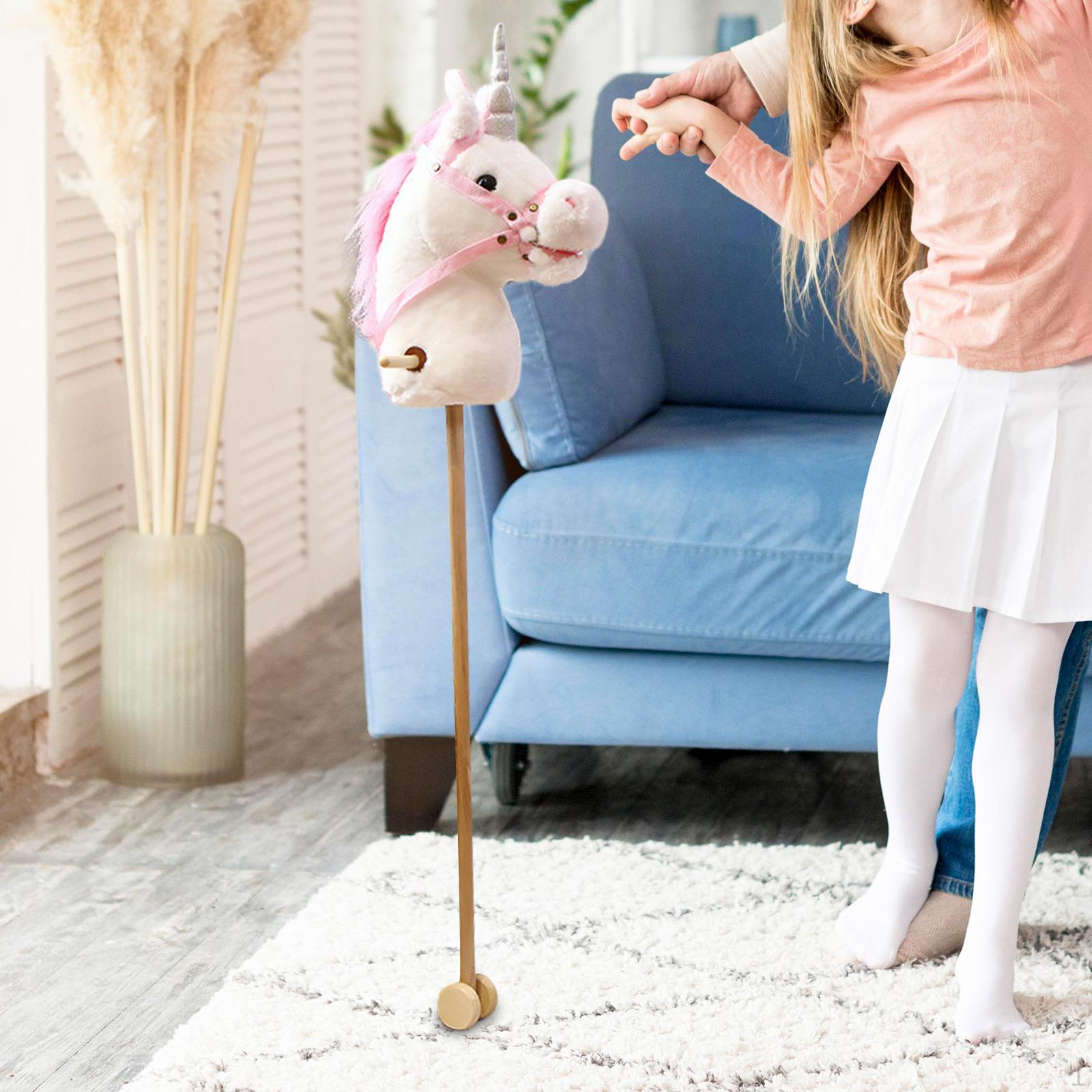 

Мягкая палка для верховой езды с реалистичными звуковыми эффектами, веселье, деревянный шест, хобби на A для 3 horse