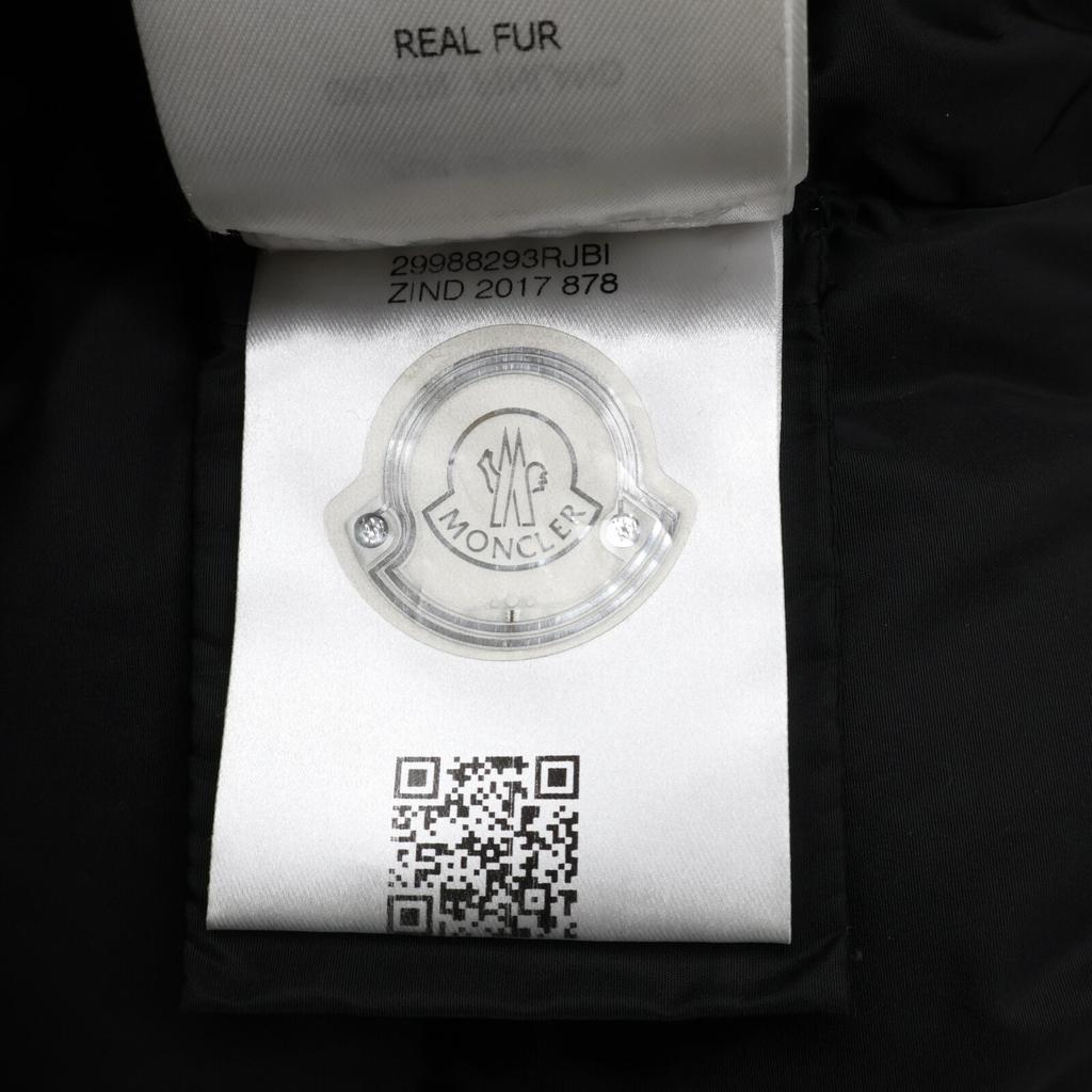 MONCLER [Domestic regular] KHLOE Chloe fur hooded down jacket coat 00 blackUsed