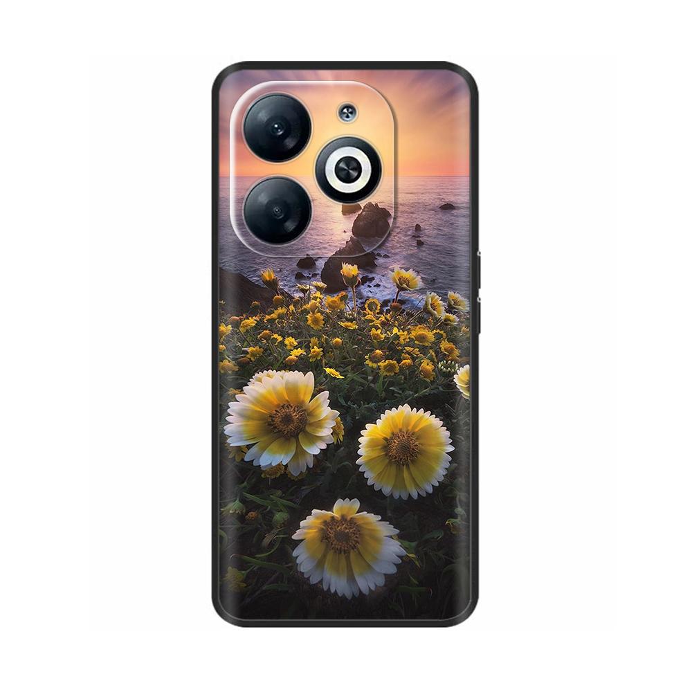 Phone Case For Infinix Smart 8 8pro 8Plus Cute Cartoon Painted Back Cover Soft TPU Bumper For Infinix Smart 8 Pro Plus Case Capa