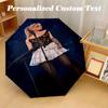 Portable Auto Folding Umbrella,Ariana Grande 8 Rib Waterproof Umbrella For Camping Commute