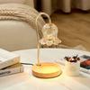 Modern Luxury Fragrance Wax Burner Lamp Glass Shade AC Powered Halogen Bulbs Simple Flexible Candle Warmer Lantern Base 2-Year