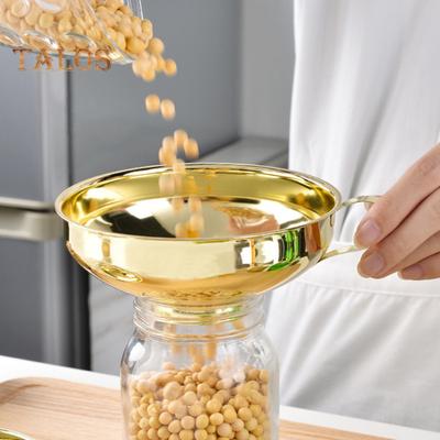 Stainless Steel Wine Funnel for Kitchen Use Wide Mouth Canning Funnel for Jars Large Food Funnels for Bottles
