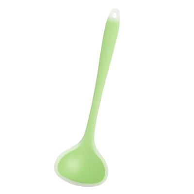Translucent Silicone Soup Spoon Anti-scald Resistant Kitchen Cooking Utensil