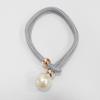 1Pc Faux Pearl Curtain Tieback, Woven Rope Adjustable Curtain Holder, Stylish Bead End Draperies Holder for Living Room Bedroom Bathroom Dormitory