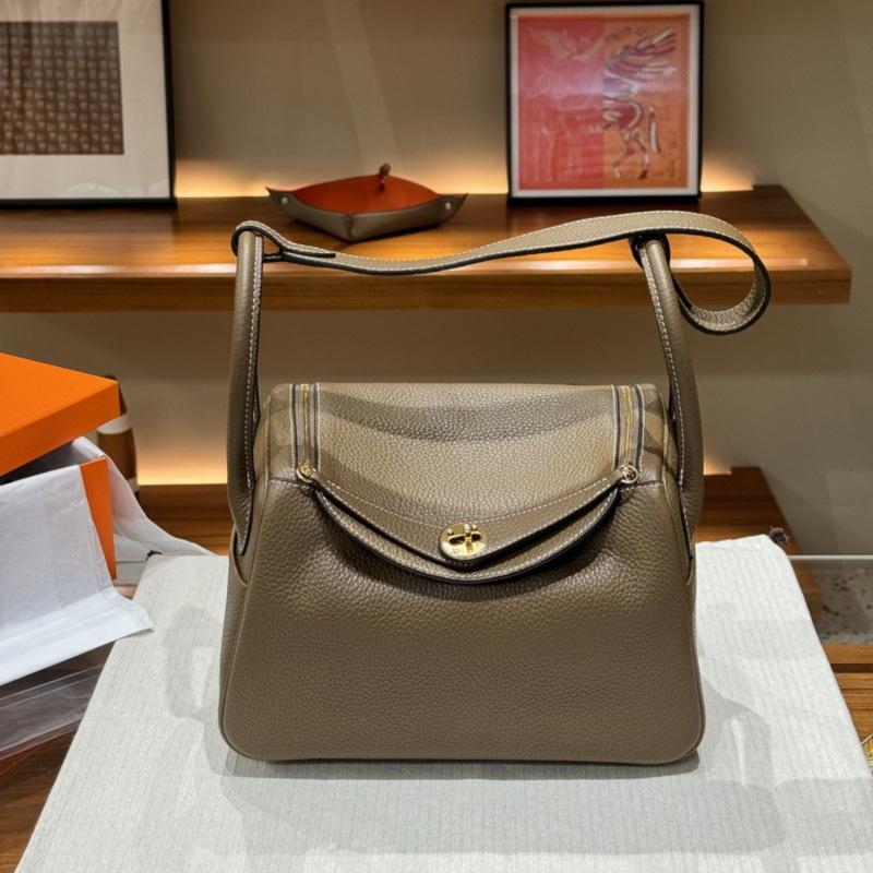 2026 new first-layer cowhide tc cowhide 19cm mini lindy bag crossbody leather medicine bag genuine leather women's bag