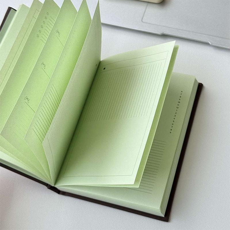 Mint Chocolate Green Inner Page A6 Notebook Girls Diary Thickened Notebook Journal Cute Kawaii Stationery