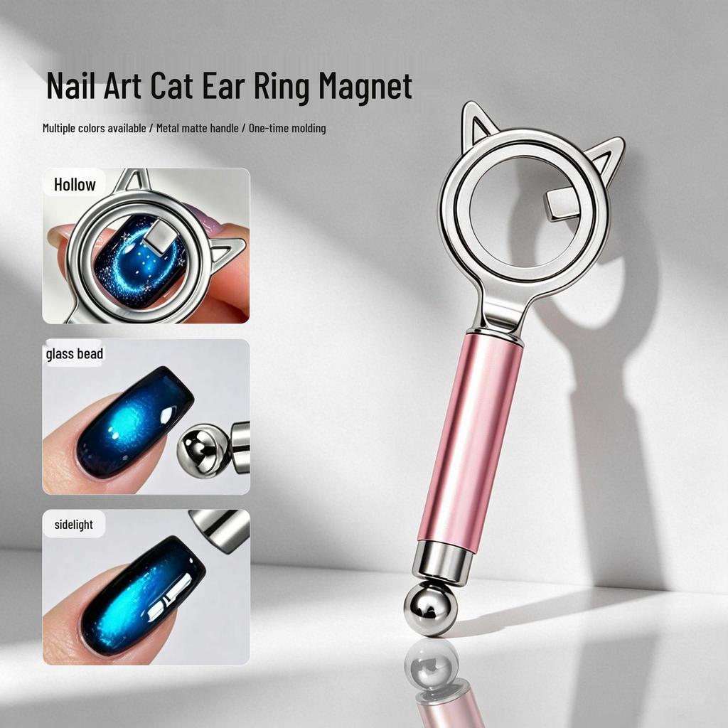 Super Strong Cat Eye Nail Art Magnet for Gel Polish