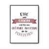 Poster - Perfect Baby - A3 - Pink - Wall Decoration - Children's Room