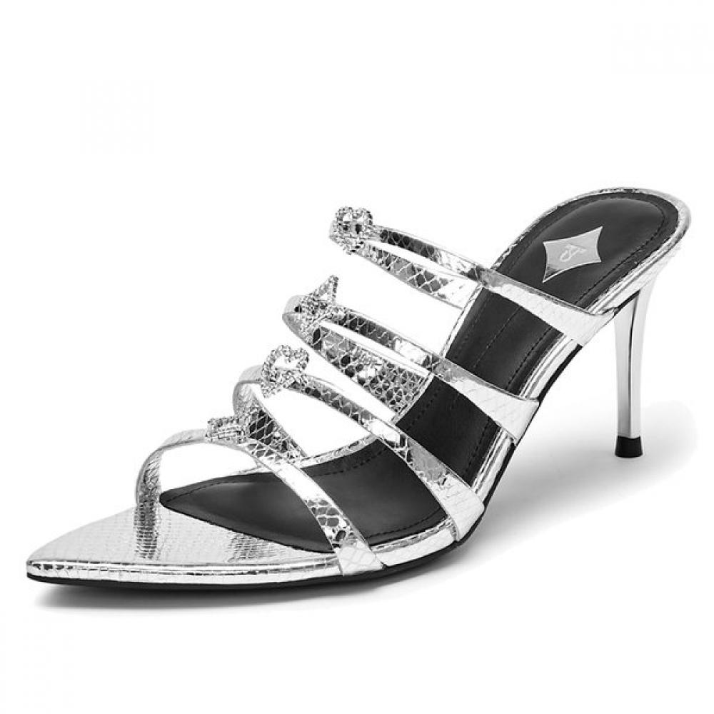 

Staccato Women Mules Sandals Heartt Ek001sil HEARTT_24S_EK001SIL/235