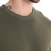 Fall Winter Men Top Loose O Neck Long Sleeves Pure Color Warm Pullover Mid Length Casual Daily Wear Sport Sweatshirt