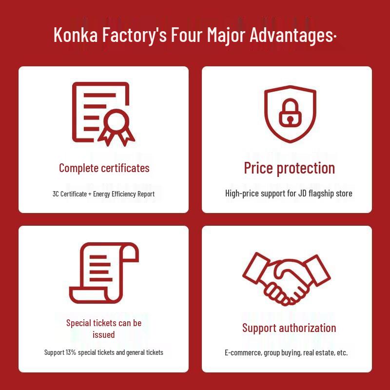 Konka 3000W Fast Heating Storage Water Heater, Energy Efficient, Multi-Protection Electric Heater