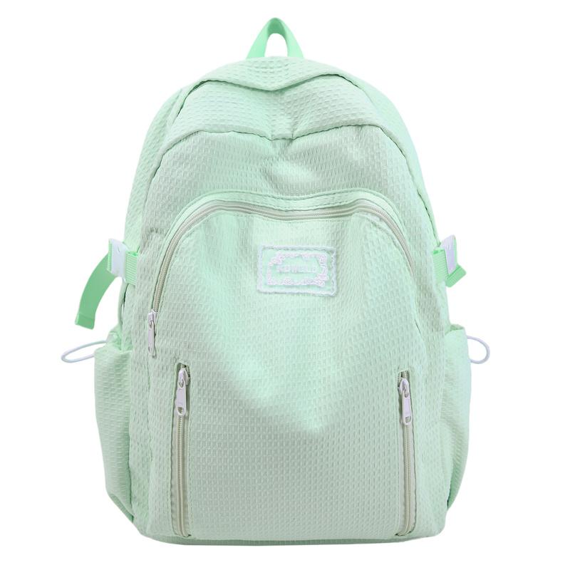 

Рюкзак школьный однотонный большой вместимости, студенческий рюкзак, рюкзак для старшеклассника Small зелёный