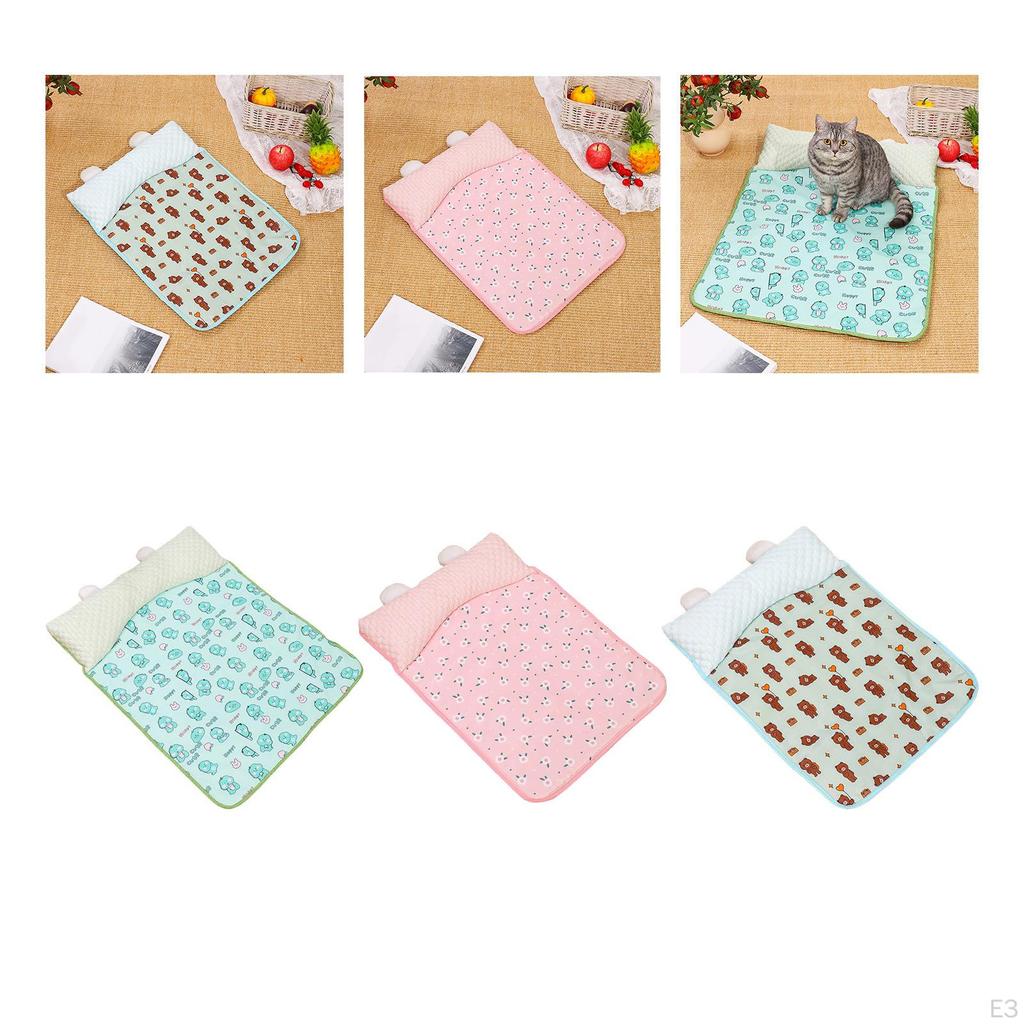 Cooling Mat Pad for Dogs Cats Cat Cushion Pet Ice Dog Pillow Indoor