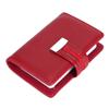 Mini Fashionable RFID Women Card Holder PU Leather Bank Card Box Business Card CaseRed