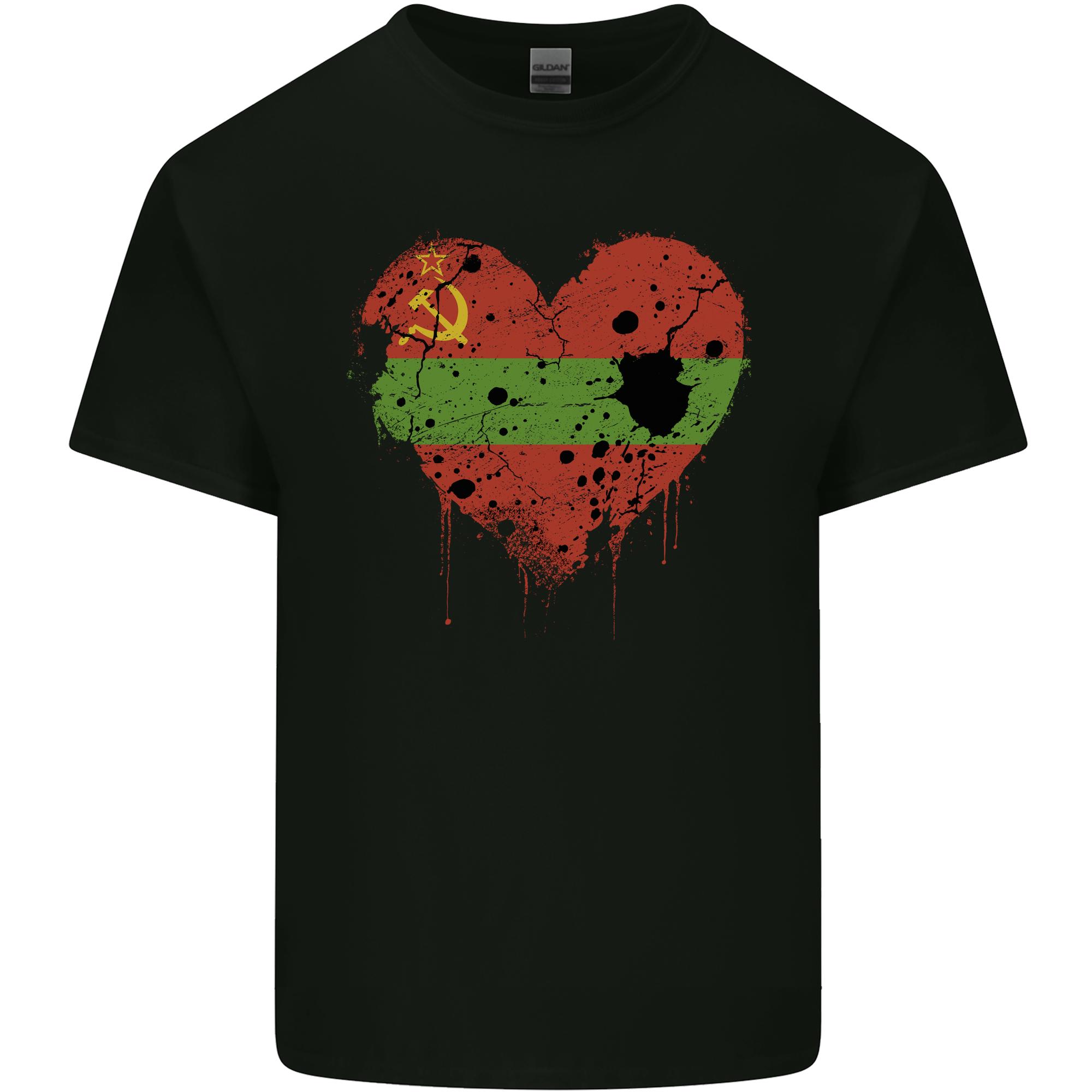 Love Flag Transnistria Football Unisexs Light Cotton TShirt S