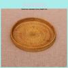 European Style Fruit Tray With Rattan Material For Kitchen Use