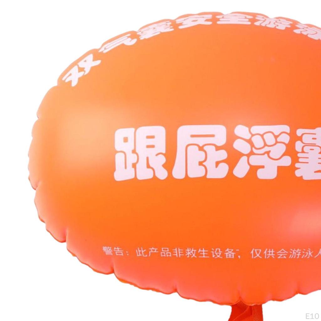 Swim Buoy for Open Water Swimming Belt Bubble Float with Adjustable Waist