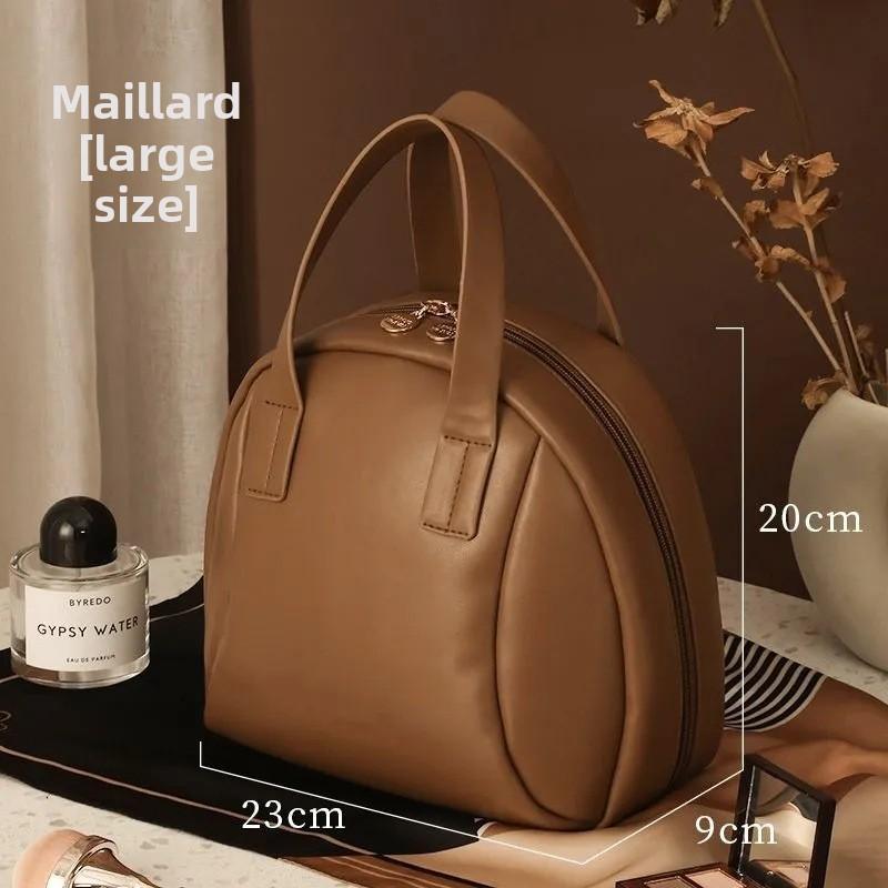 Skořepinová kosmetická taška pro ženy, velkokapacitní vodotěsná přenosná toaletní taška, velká taška na uskladnění make-upu