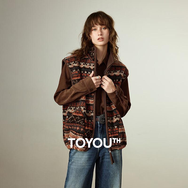 

Женский жилет Chuyu на подкладке из шерпы со стойкой XL