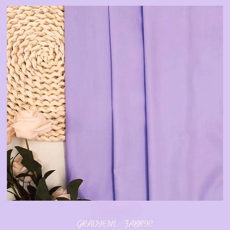 Plain Combed Cotton Fabric Poplin for Clothes Shirt Dresses Sewing High-grade Smooth Skirts Cloth Thin Anti-wrinkle