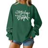 Women  Tops Women's Long Sleeve Sweatshirt Casual Crewneck Loose Fit Pollover Fleece Tops
