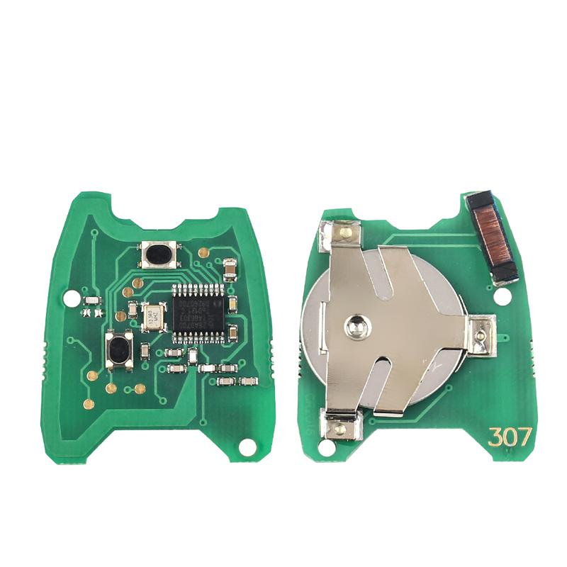 KEYYOU Remote Car Key 433mhz ID46 For Peugeot 106 107 206 306 307 207 407 Partner For Citroen C1 C2 C3 C4 Saxo Picasso