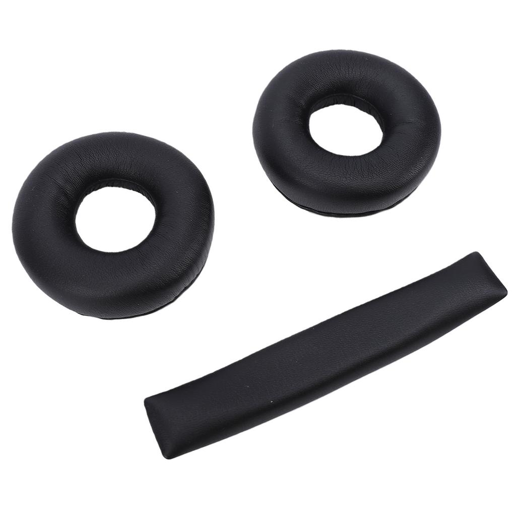 Earpad Headband Protector Set Fit for WH CH520 Headphone Replacement Ear Pads Headband Cover Black
