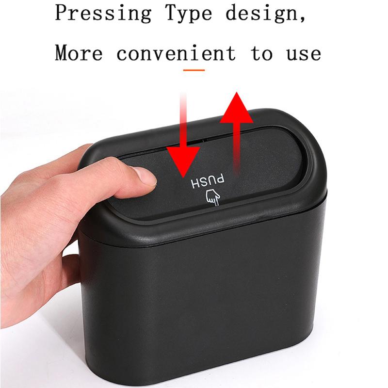 Auto Prullenbak voor Tesla Model 3/Y/S/X 2023 Draagbare Afvalbak Camping Bak Vuilniszakken Verzamelen Telefoon Parapluhouder Prullenbak