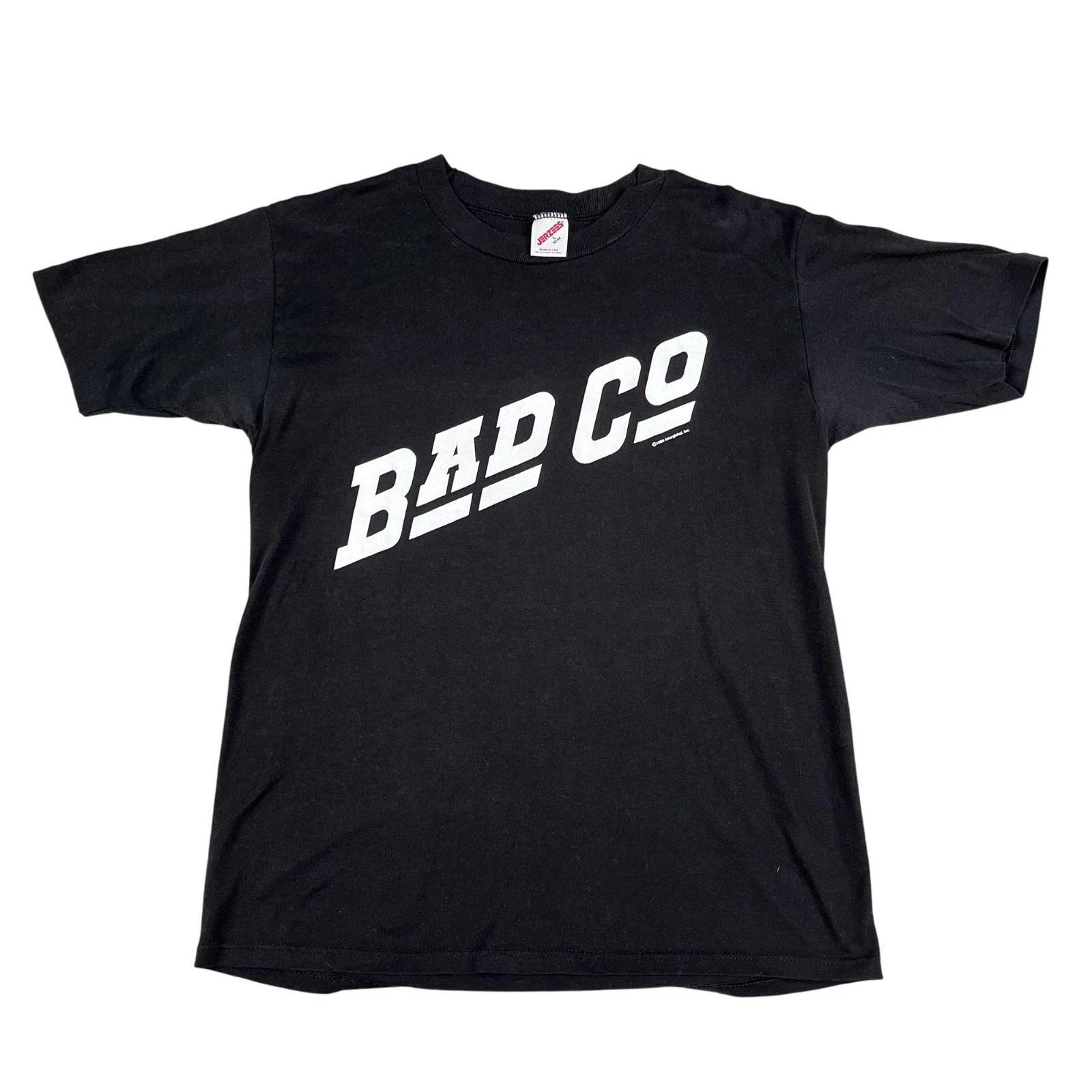 

Vintage Bad Company 1988 Mens Single Stitch Black Band T-Shirt Sz Large L
