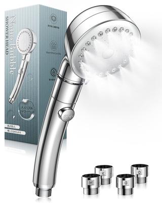 Anycee Micro Nano Bubble Shower Head Premium Angle Water Saving Shower Head Water Stop At Hand 3 Level Mode Ultra Fine Bubble Shower Head Pore Care