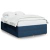VidaXL Cadre de lit sans matelas bleu 160x200 cm tissu 3284955