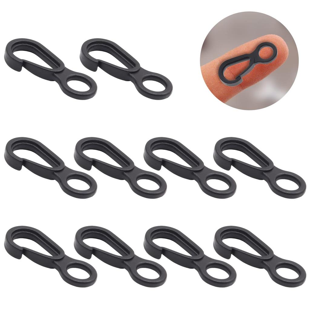 Ygmylandbb Mini Carabiner Clip Ultra Small Spring Snap Hook Plastic