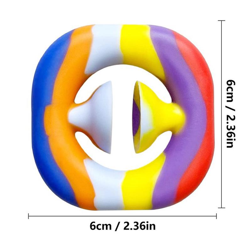 Finger Sensory Fidget Stress Pressure Relief Toy Pop Grip Grab Squeeze Toy for for Kids Adult ADHD