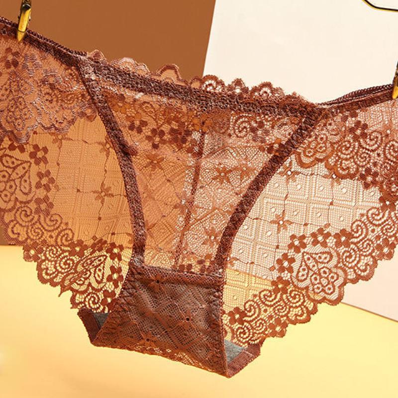 2/4PCS Spitze Sexy Höschen frauen Unterhose Niedrige Taille Unterwäsche Frauen Pantys Dessous